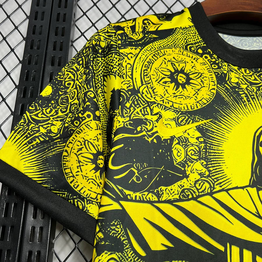 maillot-de-football-bresil-concept-jaune-saison-2024-2025 voetbalshirt Brazilië concept geel seizoen 2024 2025