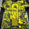 jersey-bresil-jaune-inspire-equipe-nationale-collection-2024-2025 jersey Brazilië geel geïnspireerd op nationale ploeg collectie 2024 2025
