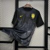 voetbalshirt inspiratie Brazilië concept zwarte kleur