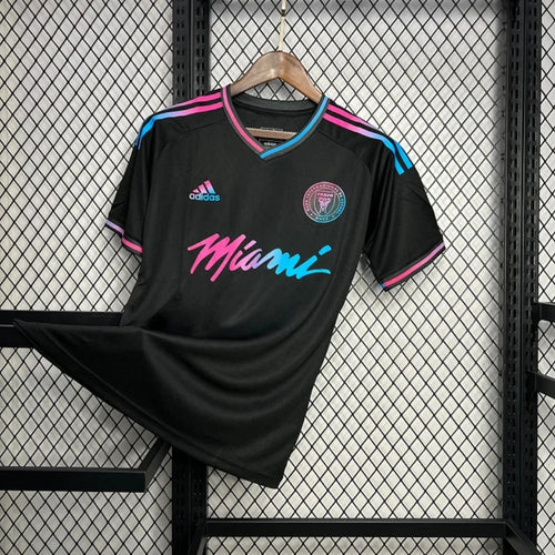 Voetbalshirt Inter Miami zwarte kleur collectie 2024 2025