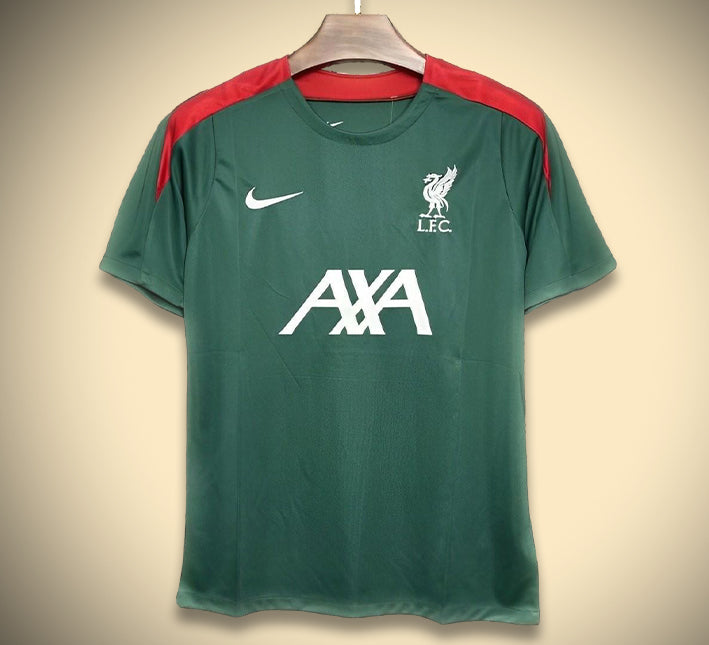 maillot-liverpool-entrainement-vert-2425 Liverpool Trainingsshirt Groen 2425