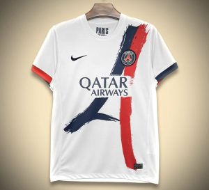 MaillotPSGexterieur24blanc-1.jpg Maillot Paris Saint-Germain Extérieur Édition Blanc 2024-2025 vue de face
