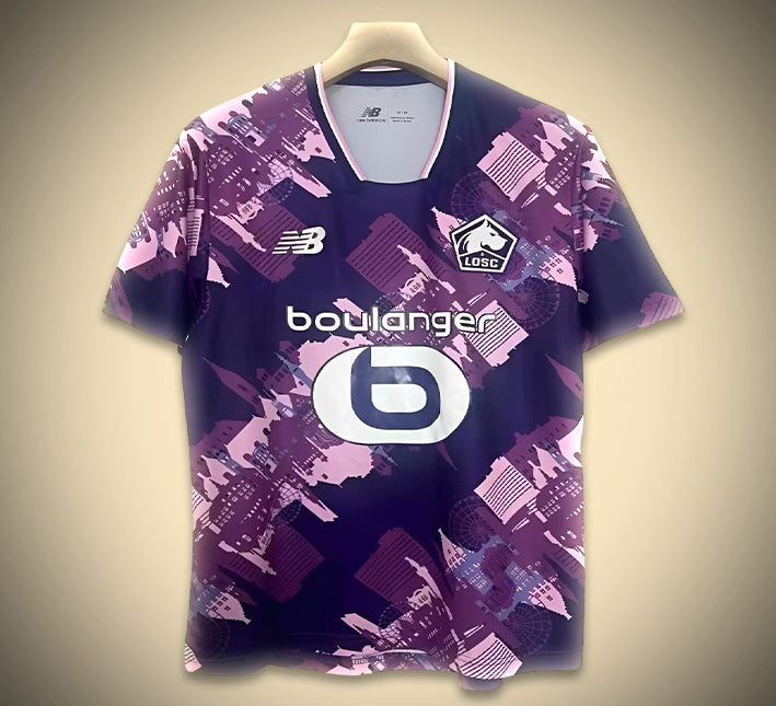 Maillot extérieur officiel LOSC Lille saison 2025 2026 tenue de football