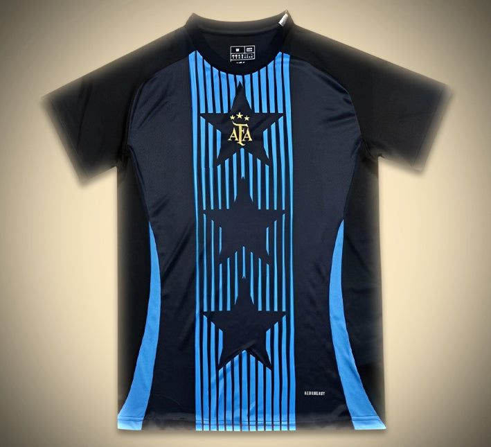 Voorwedstrijdshirt Argentinië 2024 blauw en wit voor voetbaltraining