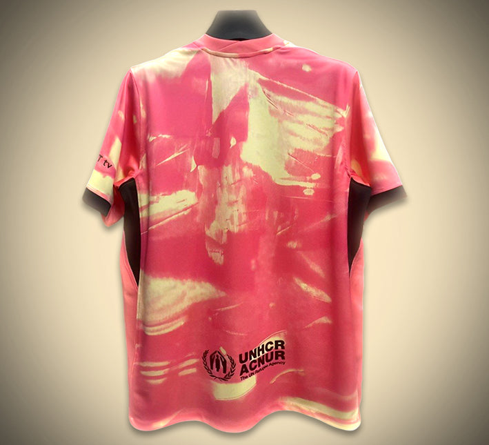 Uitshirt van FC Barcelona seizoen 2025 2026, officieel tenue blauw en granaatrood