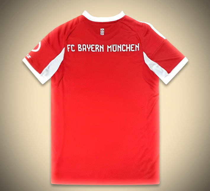 maillot-domicile-concept-bayern-munich-saison-2025-2026-rouge-et-blanc-style-supporter Concept thuisshirt Bayern München seizoen 2025 2026 rood en wit supporterstijl