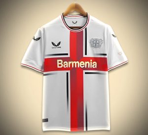 maillot-bayern-leverkusen-exterieur-blanc-2425 Bayern Leverkusen Uitshirt Wit 2425
