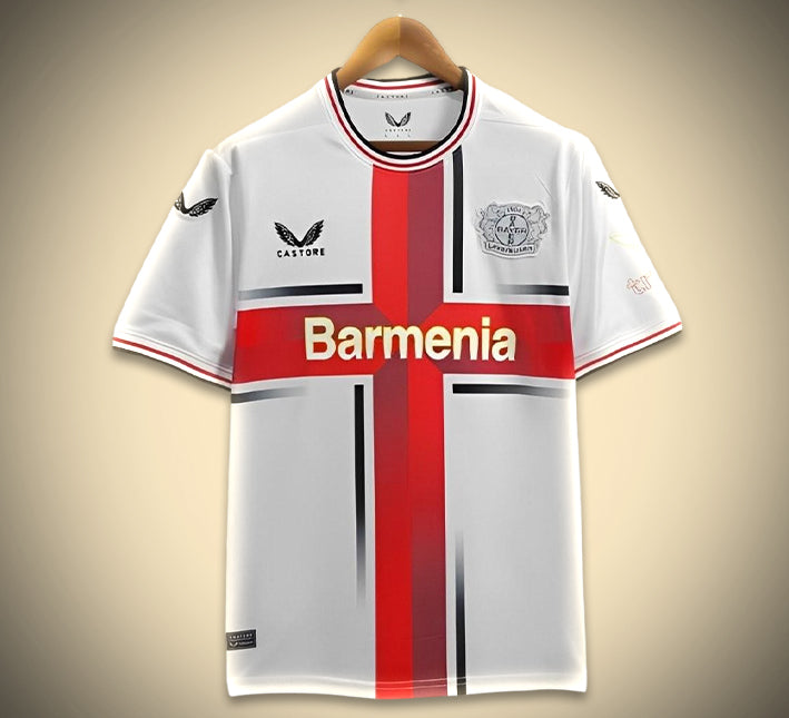 maillot-bayern-leverkusen-exterieur-blanc-2425 Bayern Leverkusen Uitshirt Wit 2425