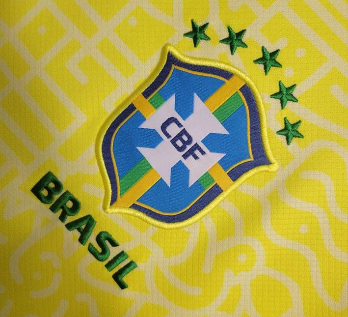 maillot-domicile-bresil-2425 Brazilië Thuisshirt 2425