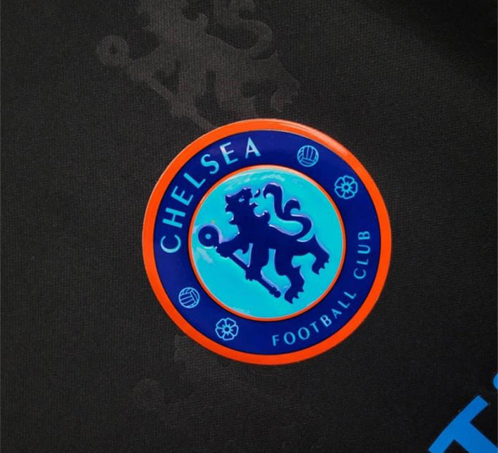 t-shirt-football-chelsea-style-concept-couleur-noire-saison-2425 Voetbalshirt Chelsea conceptstijl zwarte kleur seizoen 2425