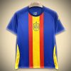 Spanje Voorwedstrijdshirt Euro 2024 vooraanzicht