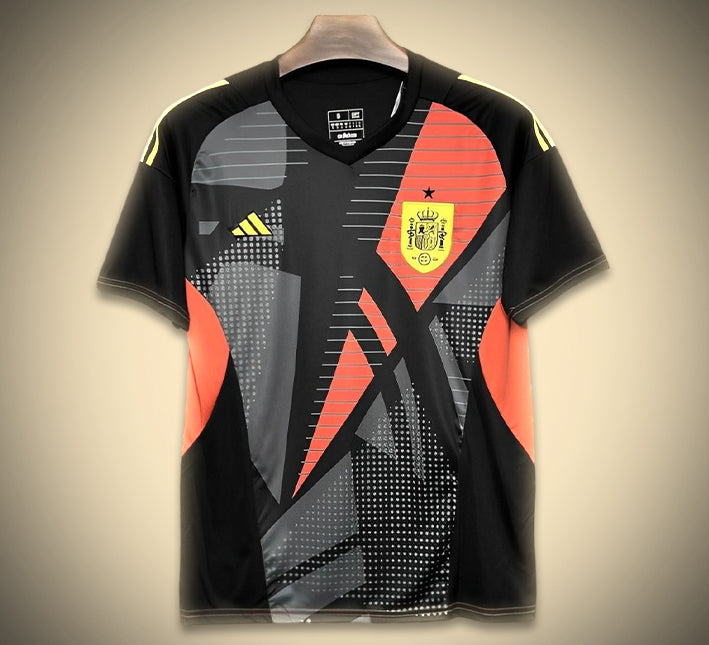 maillot-espagne-gardien-noir-2024 Spanje Keeper Zwart Shirt 2024