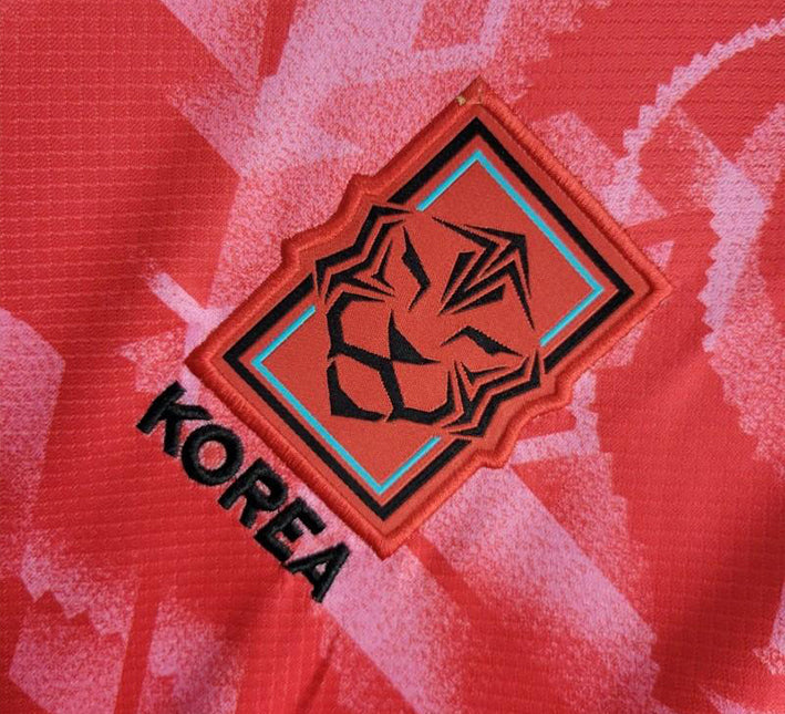 maillot-domicile-equipe-de-coree-du-sud-saison-2024-rouge maillot domicile équipe de Corée du Sud saison 2024 rouge