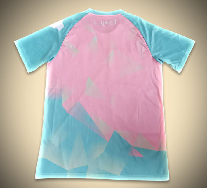 maillot-concept-maroc-rose-et-bleu-edition-saison-2025-2026 Conceptshirt Marokko roze en blauw editie seizoen 2025 2026
