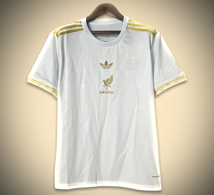 maillot-concept-mexique-edition-blancor-2025 Conceptshirt Mexico Wit-Goud-editie 2025