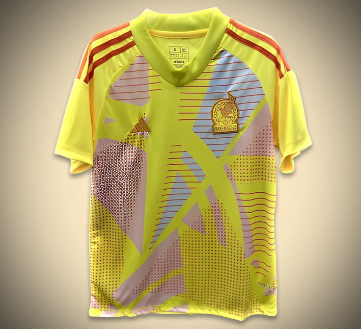 maillot-mexique-gardien-jaune-2024 Mexico Keepershirt Geel 2024