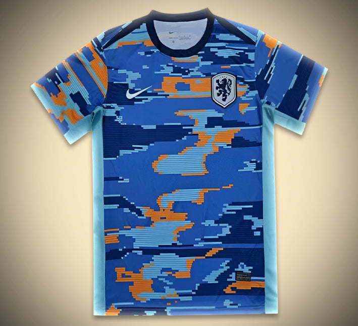maillotpaysbasavantmatch-1.jpg Nederland Voorwedstrijdshirt 2024 vooraanzicht