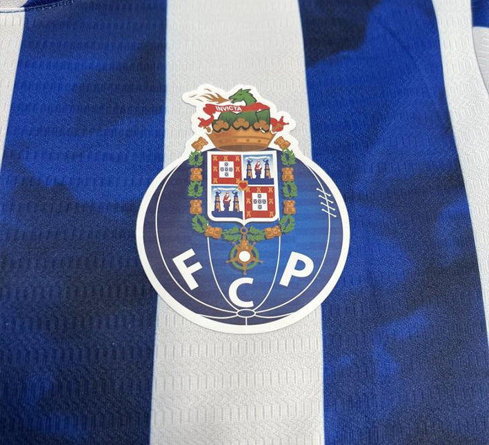 maillot-domicile-fc-porto-saison-2024-2025-bleu-et-blanc Thuisshirt FC Porto seizoen 2024 2025 blauw en wit