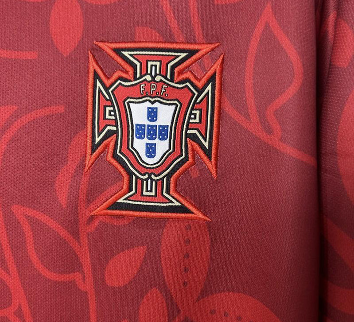 maillot-de-football-portugal-concept-motif-floral-edition-saison-2425 Concept voetbalshirt Portugal bloemenmotief editie seizoen 2425