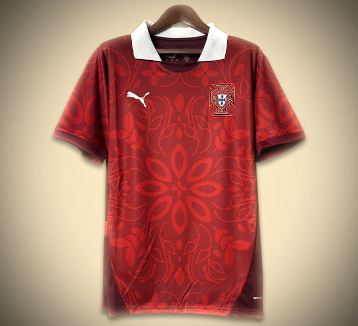maillot-concept-portugal-edition-motif-floral-2425 Concept Voetbalshirt Portugal Bloemenmotief Editie 2425