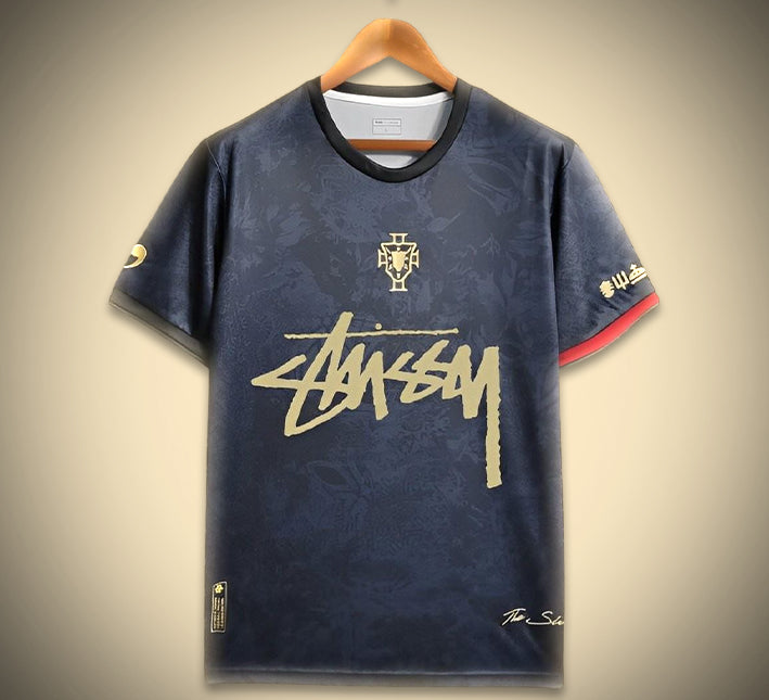 Concept Voetbalshirt Portugal Stussy Editie 2425