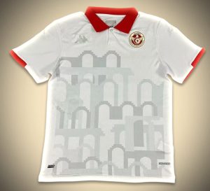 Tunesië Uitshirt 2024-2025 vooraanzicht