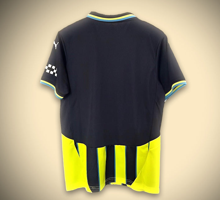 maillot-exterieur-manchester-city-saison-2024-2025-couleur-bleu-marine Uitshirt Manchester City seizoen 2024 2025 marineblauwe kleur