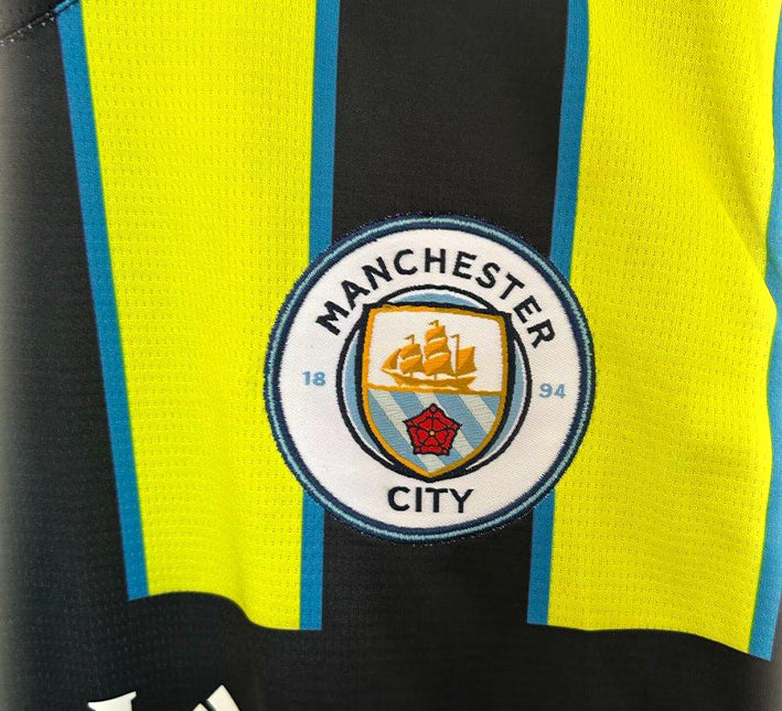tenue-de-football-manchester-city-jersey-away-2024-2025-pour-supporter Voetbaltenue Manchester City jersey away 2024 2025 voor supporter