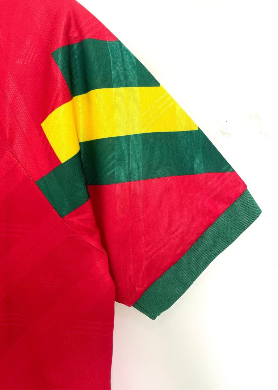 ancien-maillot-de-football-portugal-version-domicile oud voetbalshirt Portugal thuisshirt