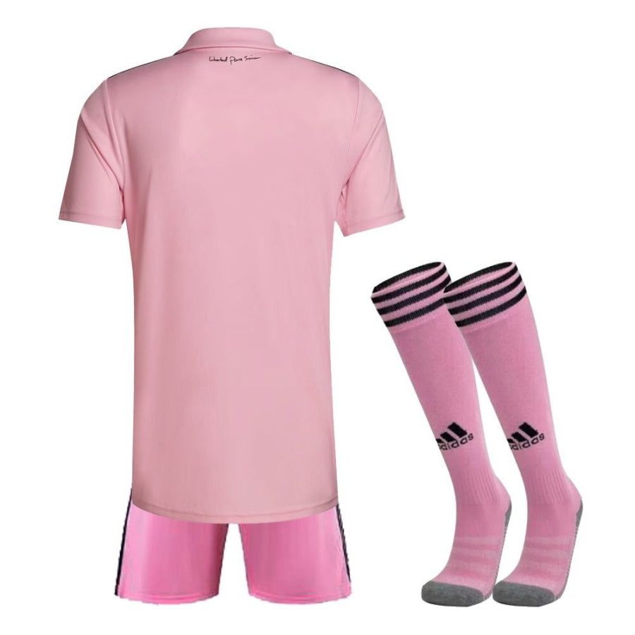 ensemble-enfant-inter-miami-domicile-saison-2023-2024-maillot-et-short Kinderen set Inter Miami thuisshirt seizoen 2023 2024 shirt en short