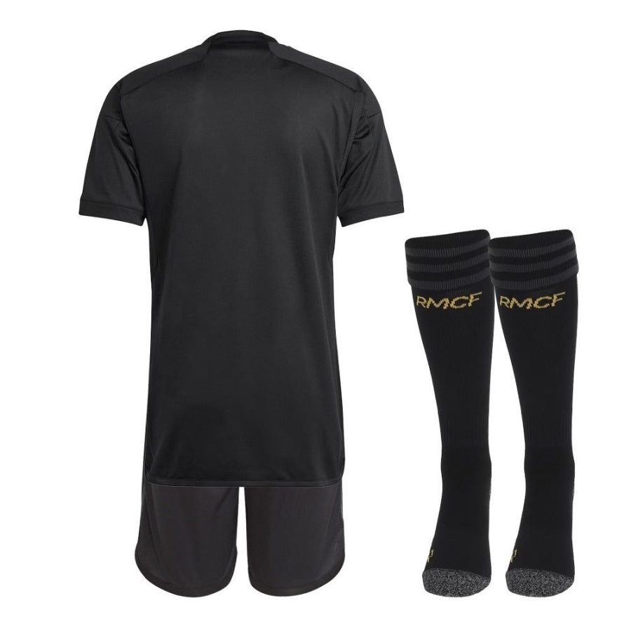 ensemble-enfant-real-madrid-troisieme-tenue-saison-2023-2024-maillot-et-short Kinderset Real Madrid derde tenue seizoen 2023 2024 shirt en broek