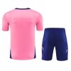 ensemble-maillot-et-short-arsenal-saison-2024-2025-tenue-de-football-rouge-et-blanc Set voetbalshirt en short Arsenal seizoen 2024 2025 voetbaltenue rood en wit