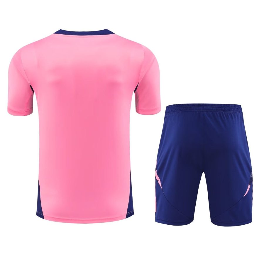 ensemble-maillot-et-short-arsenal-saison-2024-2025-tenue-de-football-rouge-et-blanc Set voetbalshirt en short Arsenal seizoen 2024 2025 voetbaltenue rood en wit