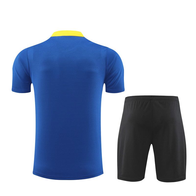 ensemble-maillot-et-short-inter-milan-saison-2024-2025-tenue-de-football Set shirt en short Inter Milan seizoen 2024 2025 voetbaltenue