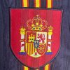 jersey-espagne-exterieur-retro-coupe-classique Shirt Spanje uitshirt retro klassieke pasvorm