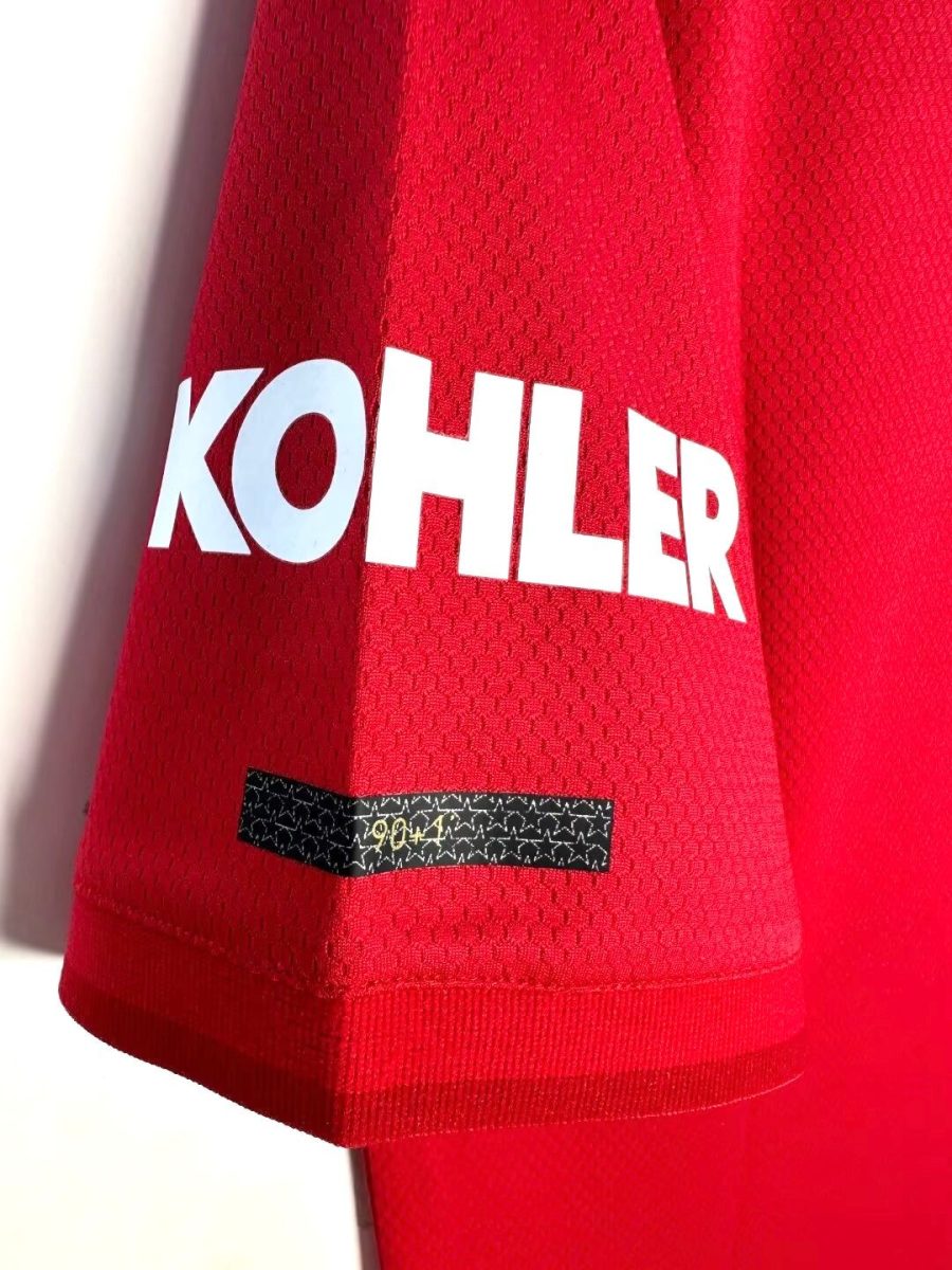 jersey-football-manchester-united-home-2019-2020-avec-blason Voetbalshirt Manchester United thuisshirt 2019 2020 met embleem