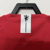 jersey-football-manchester-united-rouge-manches-longues-tenue-domicile-vintage Manchester United rood shirt lange mouwen vintage thuistenue