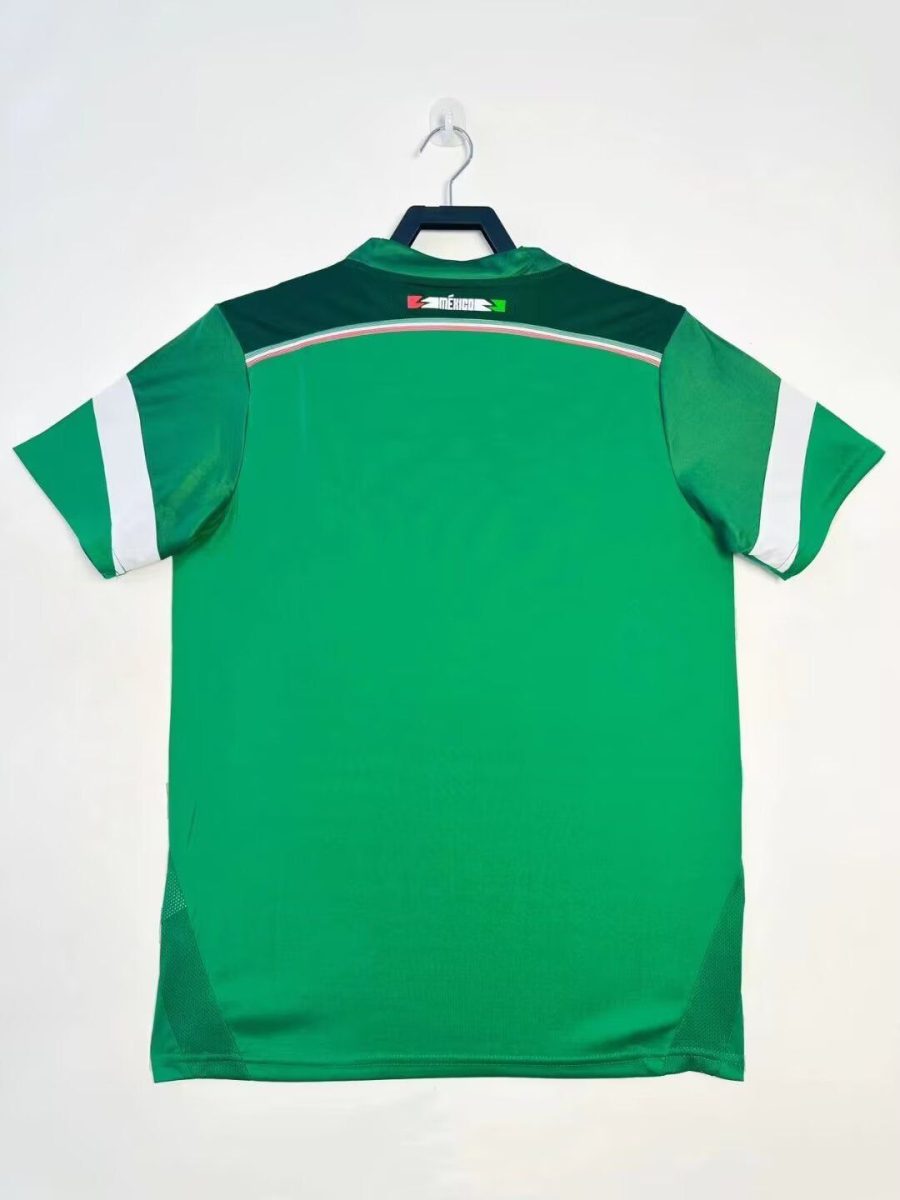 jersey-officiel-equipe-nationale-du-mexique-vert-et-rouge Officieel shirt Mexicaans nationaal elftal groen en rood