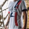 jersey-paris-saint-germain-bleu-kit-exterieur-2024-2025 shirt Paris Saint Germain blauw uitset 2024 2025