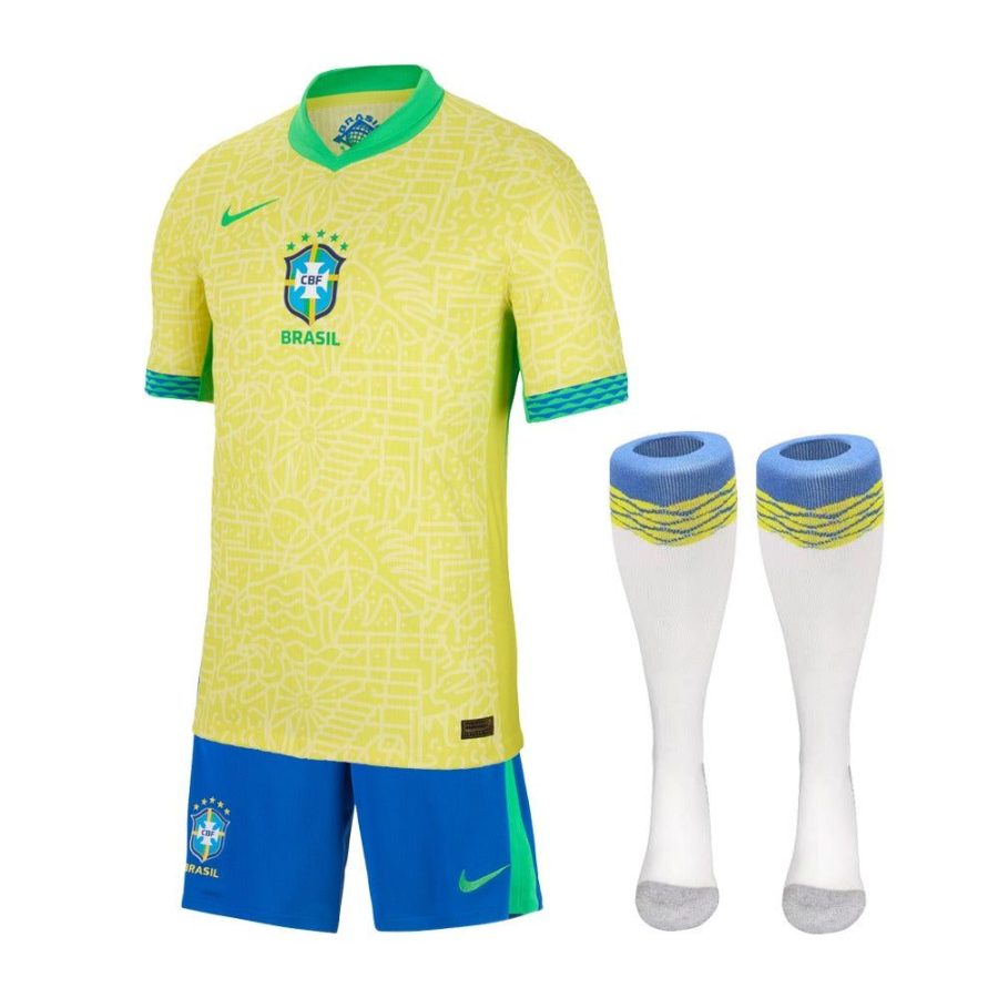 kit-enfant-bresil-domicile-2024 KINDERKIT BRAZILIË THUISSHIRT 2024