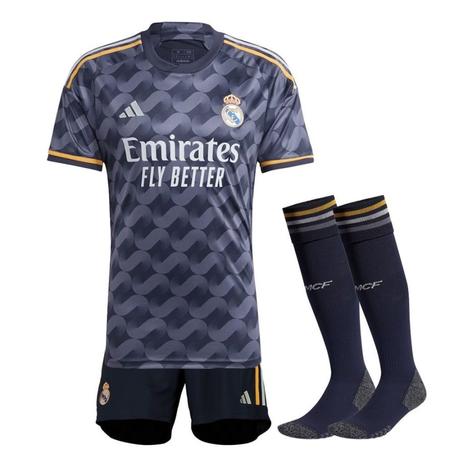 kit-enfant-real-madrid-exterieur-2023-2024 KINDERSET REAL MADRID UIT 2023-2024