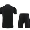 Trainingspak Bayern Munich zwart seizoen 2023 2024 voetbaltrainingsoutfit