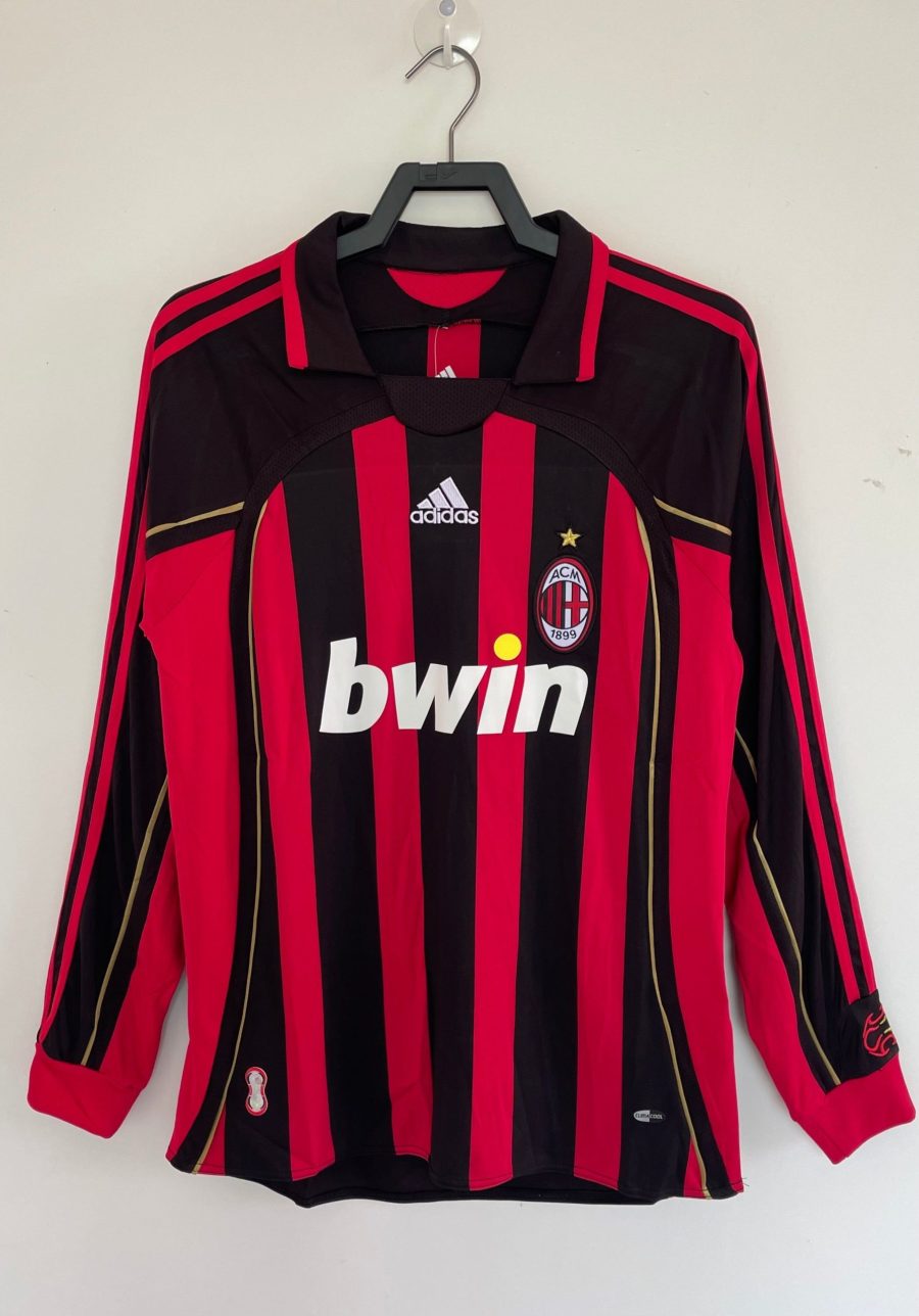 maillot-ac-milan-manches-longues-domicile-20062007 MAILLOT AC MILAN MANCHES LONGUES DOMICILE 20062007