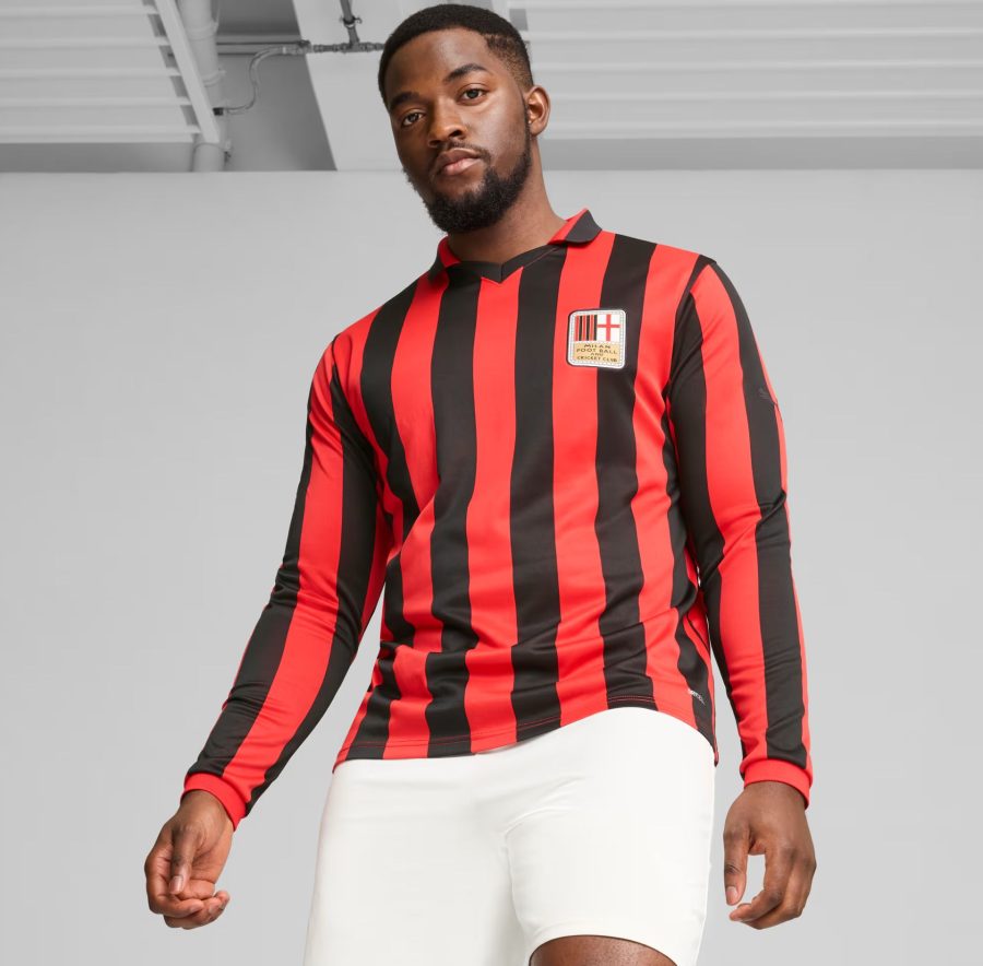 maillot-anniversaire-ac-milan-saison-deux-mille-vingt-quatre-deux-mille-vingt-cinq-edition-speciale jubileumshirt AC Milan seizoen tweeduizend vierentwintig tweeduizend vijfentwintig speciale editie