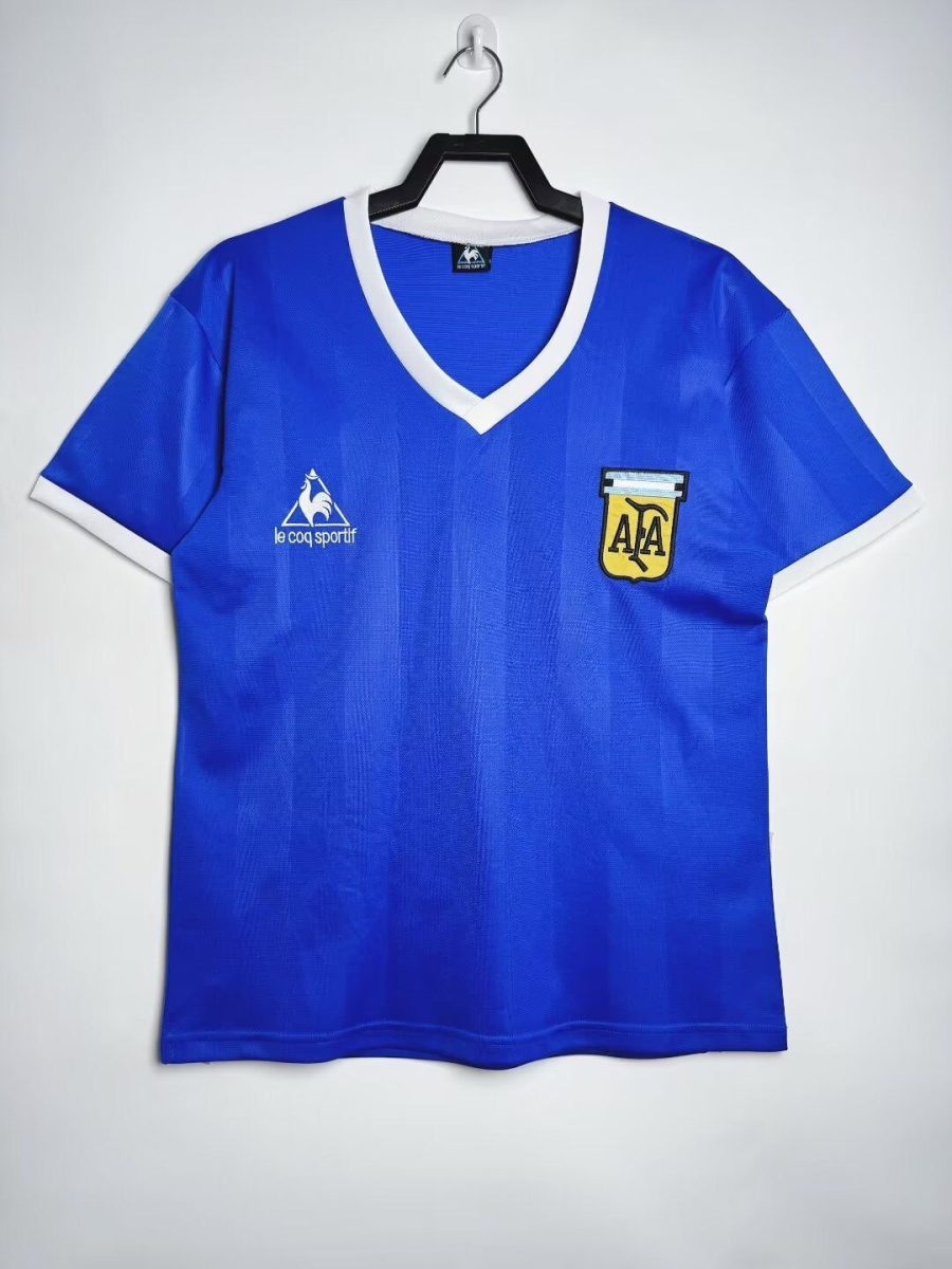 maillot-argentine-exterieur-1986 ARGENTINIË UITSHIRT 1986