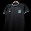 Voetbalshirt Brazilië concept zwart seizoen 2025 2026
