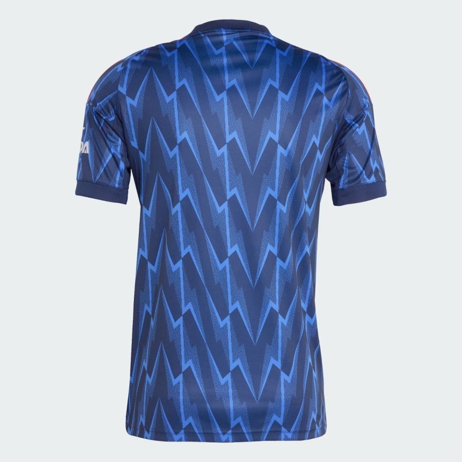maillot-de-football-arsenal-exterieur-saison-2025-2026-tenue-officielle-supporter Arsenal uitshirt voetbal seizoen 2025 2026 officiële supporter tenue