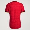 maillot de football Belgique domicile saison 2026 rouge noir et jaune