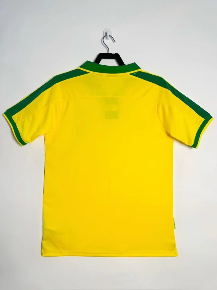 maillot-de-football-bresil-domicile-saison-1997 Brazilië thuisshirt voetbalshirt seizoen 1997