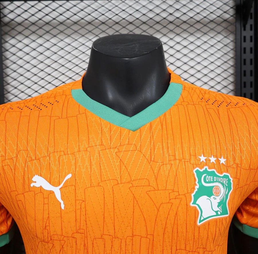 maillot-de-football-cote-d-ivoire-domicile-saison-2025-tenue-officielle-des-elephants Ivoorkust voetbalshirt thuisshirt seizoen 2025 officieel tenue van de Olifanten